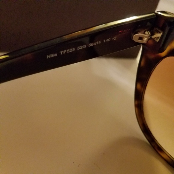 New TOM FORD Nika Sunglasses Havana Brown - Picture 6 of 8